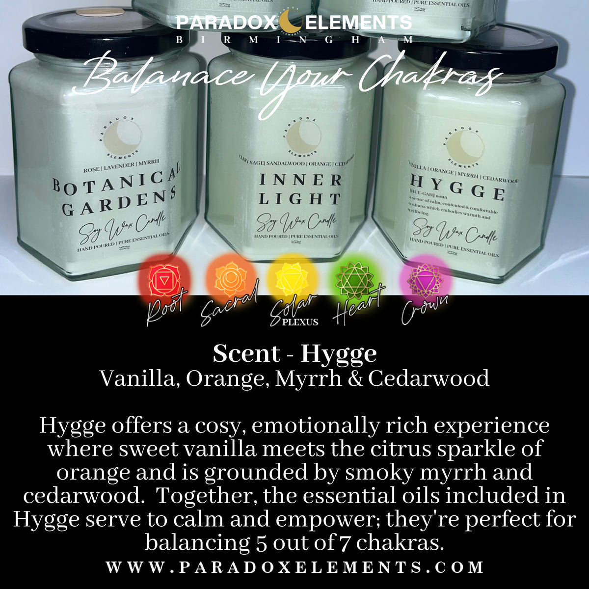 Hygge Essential Oil Soy Wax Candle (Jar)