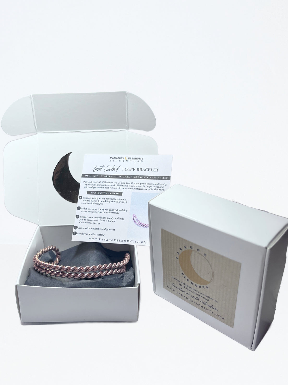 Copper Cuff Tensor Bracelet (177MHz Lost Cubit)