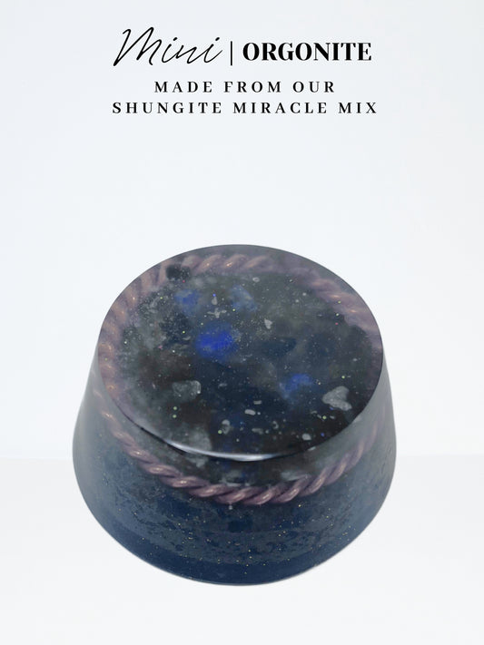Lapis Orbit Mini Pocket Orgonite III