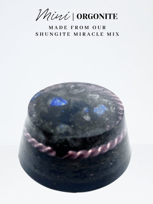 Lapis Orbit Mini Pocket Orgonite