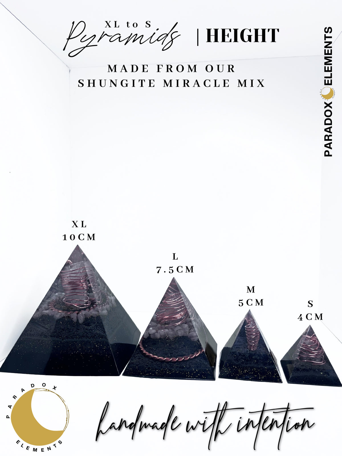 Garnet Pyramid Orgonite (Small)