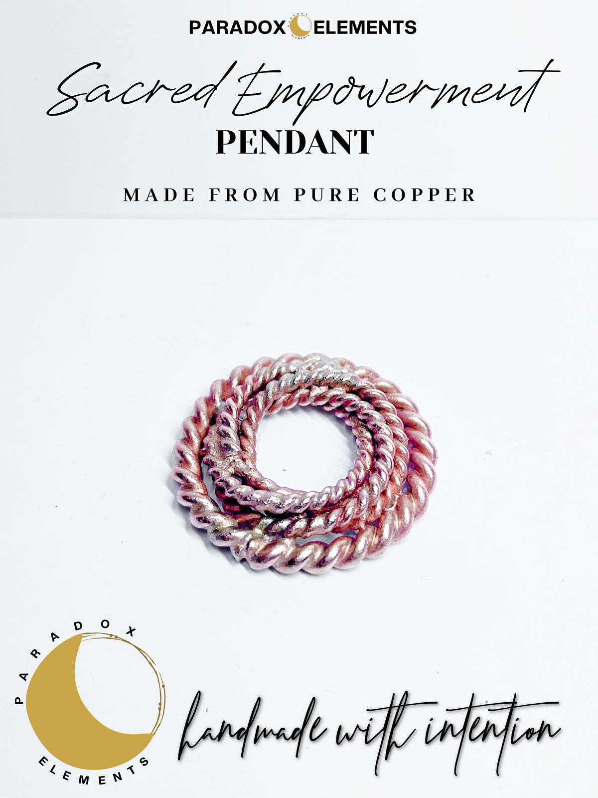 Sacred Empowerment Tensor Ring Pendant & Necklace