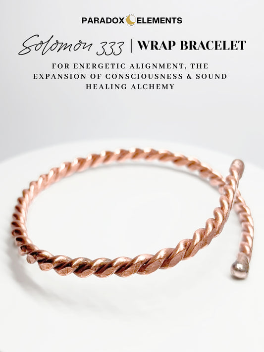 Solomon 333 Pure Copper Tensor Wrap Bracelet (333MHz)