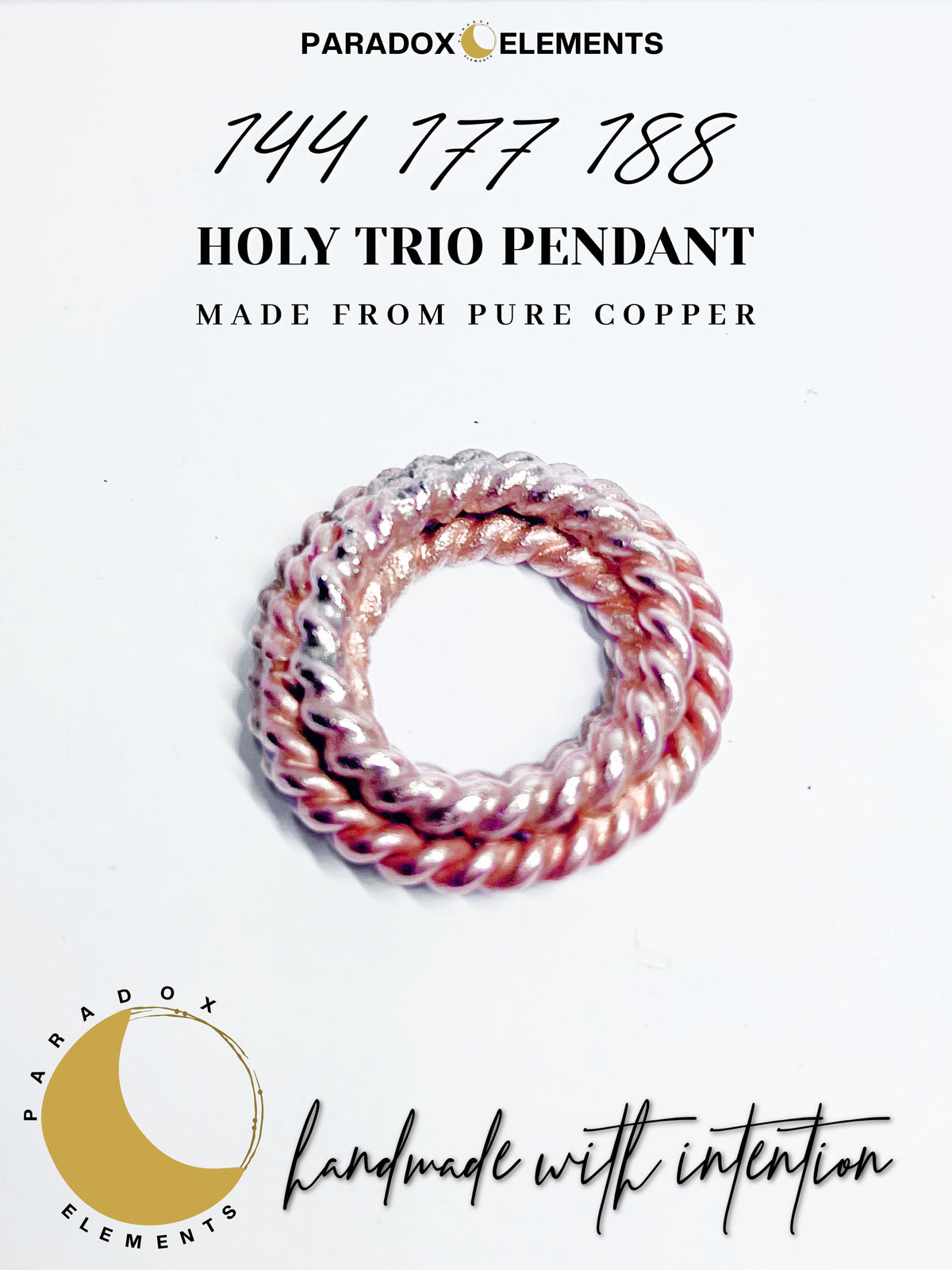 144 177 188 Holy Trio Pendant & Necklace