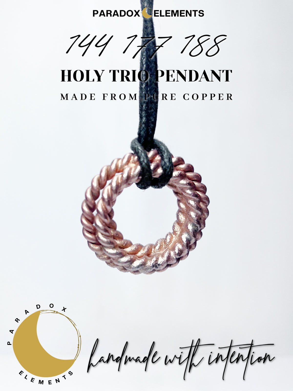 144 177 188 Holy Trio Pendant & Necklace