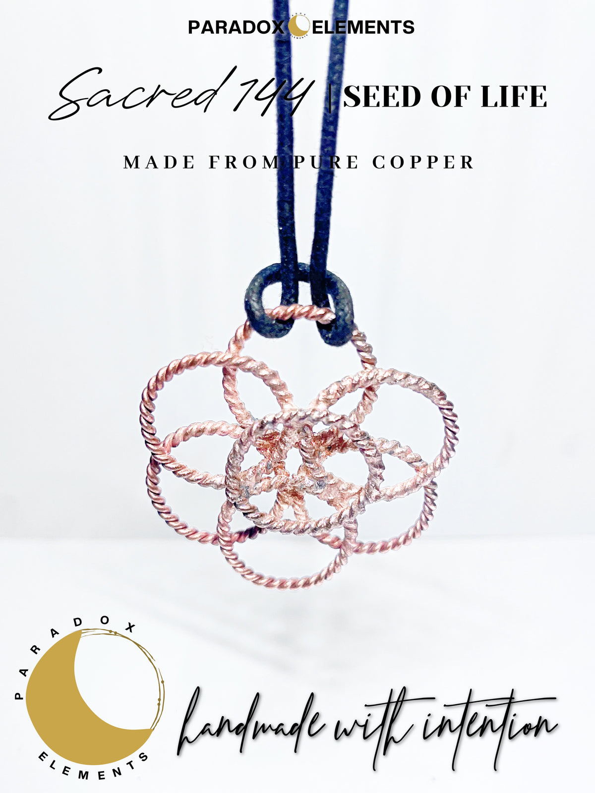 Sacred 144 Copper Seed of Life