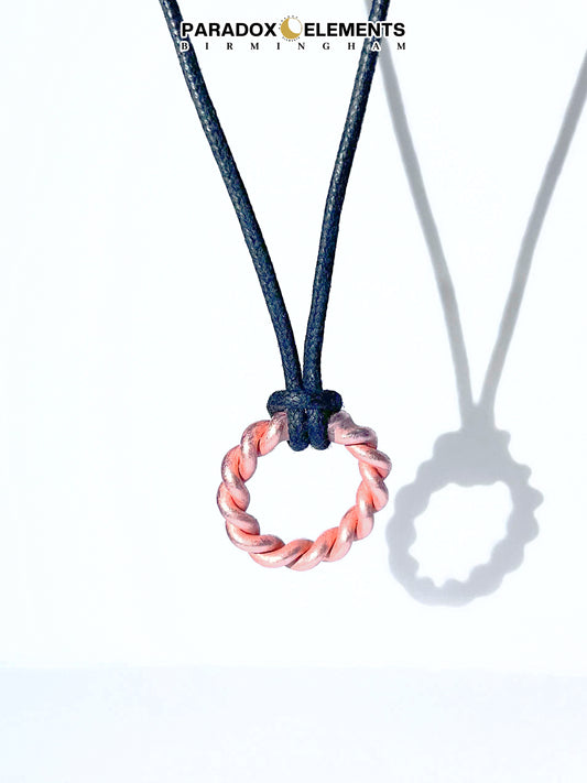 144 Sacred Cubit Tensor Ring Necklace (Small)