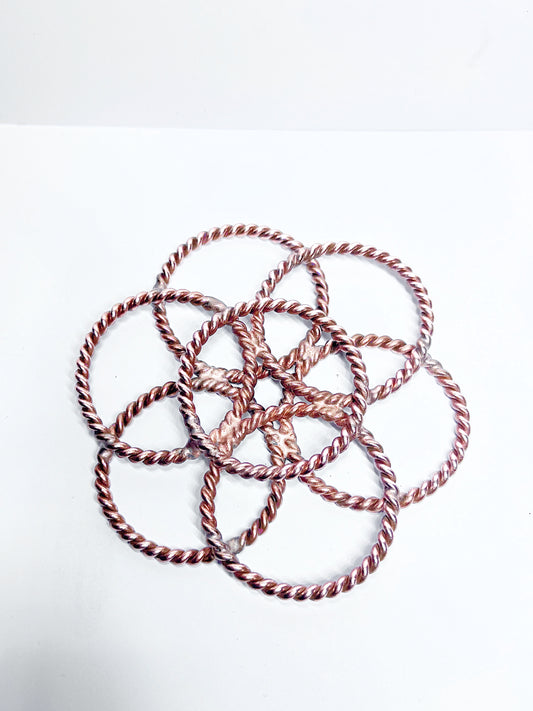 Sacred 144 Copper Seed of Life