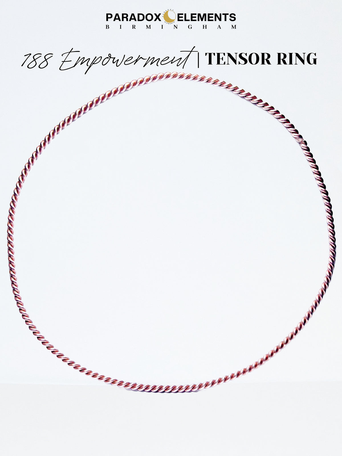 188 Empowerment Cubit Tensor Ring (XLarge)