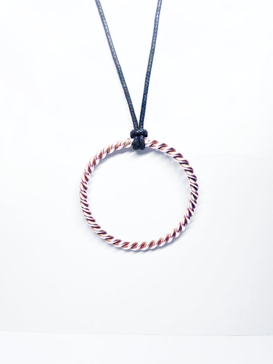 188 Empowerment Cubit Tensor Ring Necklace (Medium)