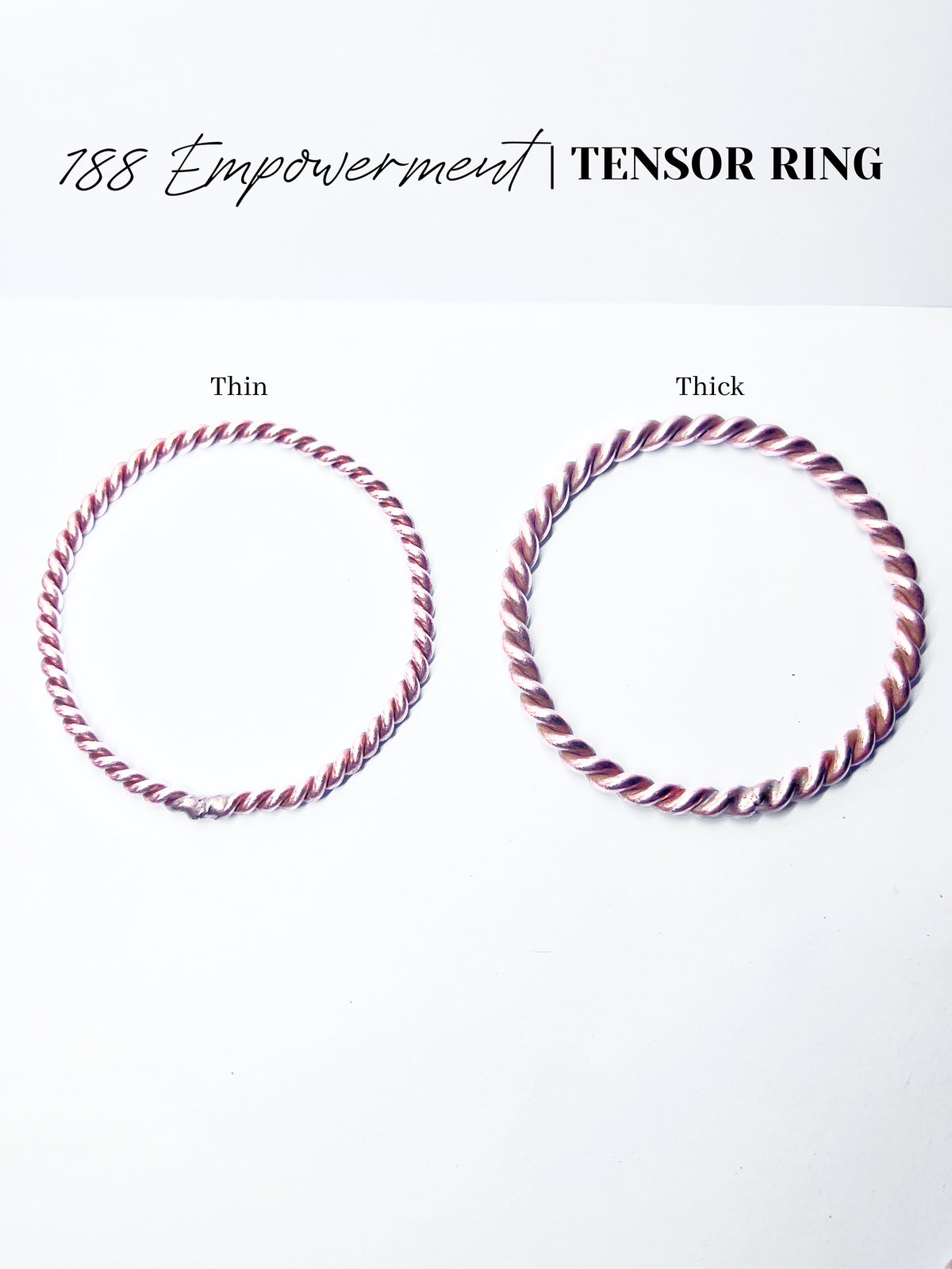 188 Empowerment Cubit Tensor Ring Necklace (Medium)