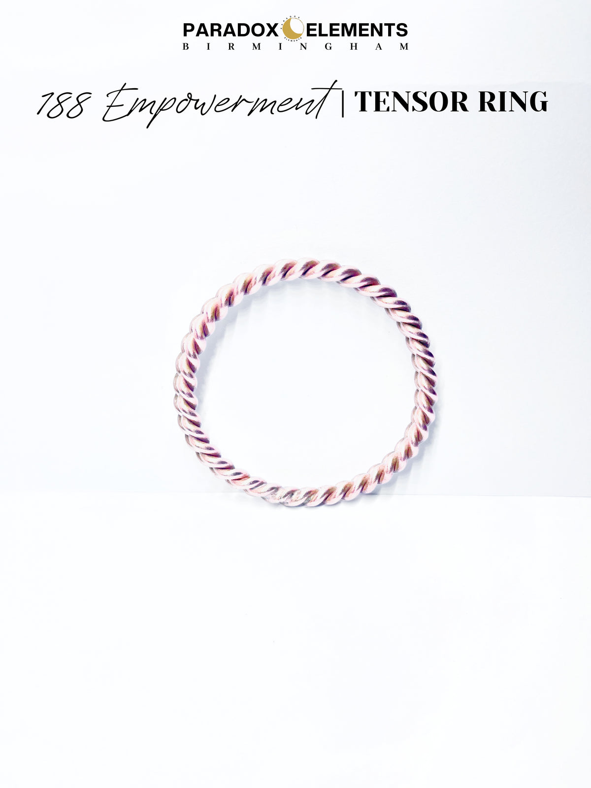 188 Empowerment Cubit Tensor Ring Necklace (Medium)