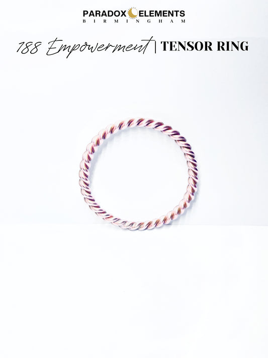 188 Empowerment Cubit Tensor Ring Necklace (Medium)