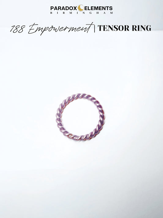188 Empowerment Cubit Tensor Ring Necklace (Small)