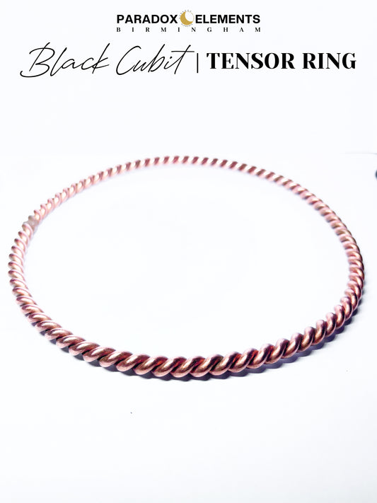 Black Cubit Tensor Ring (XLarge)