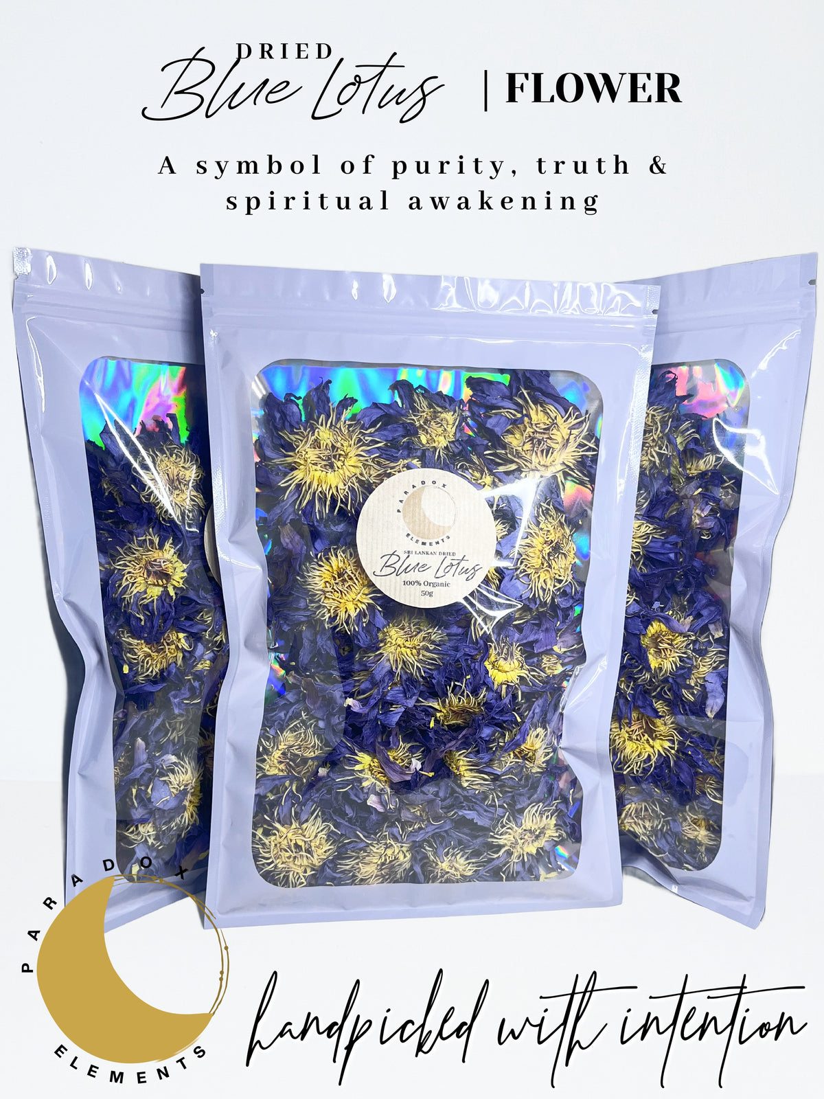 Blue Lotus Flowers | Sri-Lankan (Large - 50g)