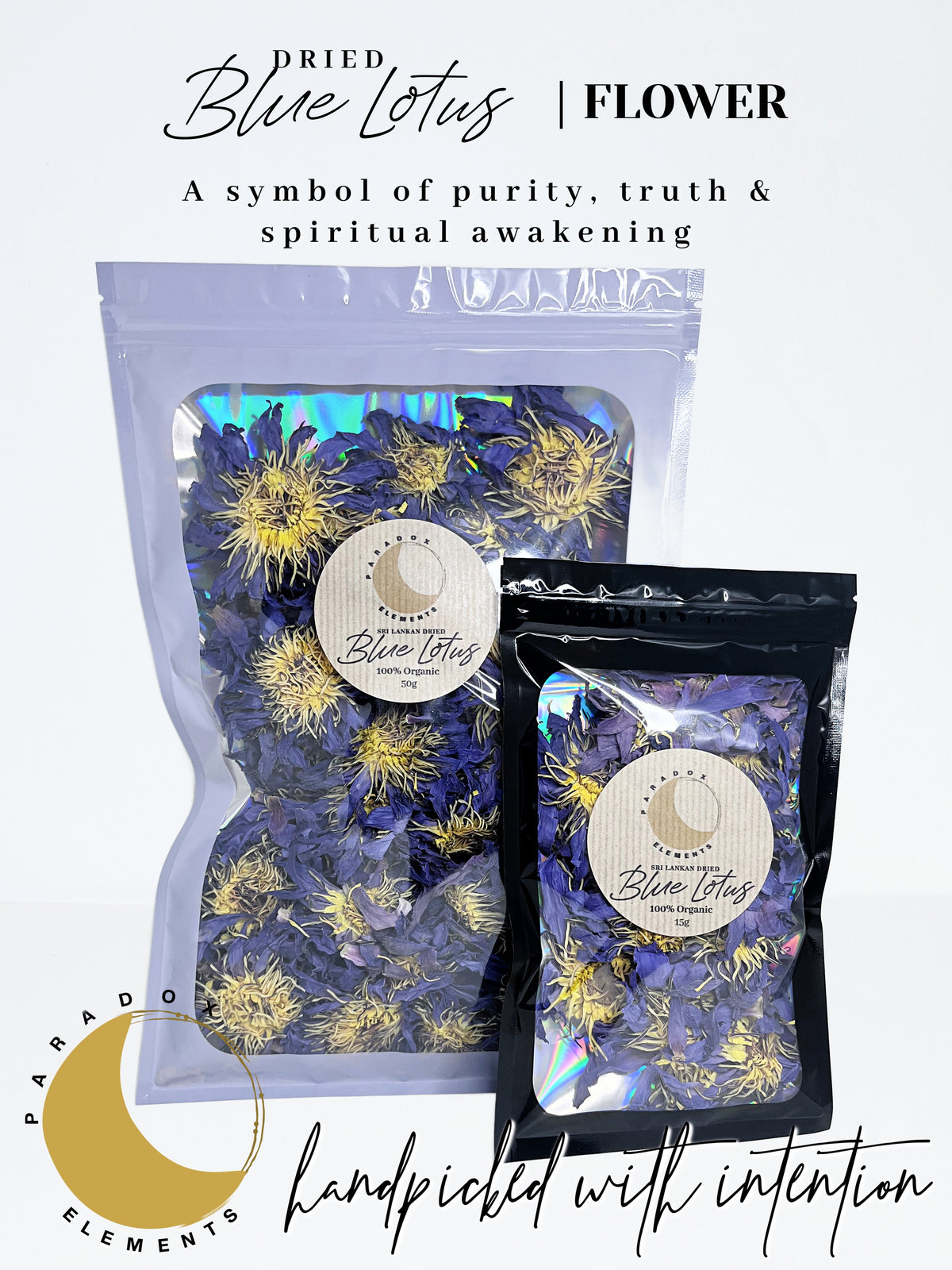 Blue Lotus Flowers | Sri-Lankan (Large - 50g)