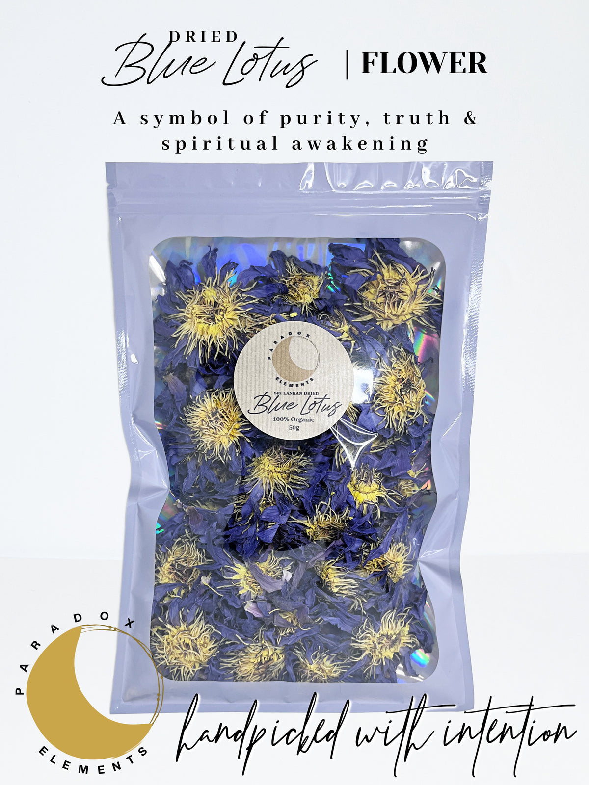 Blue Lotus Flowers | Sri-Lankan (Large - 50g)