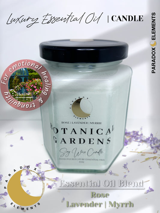 Botanical Gardens Essential Oil Soy Wax Candle (Jar)