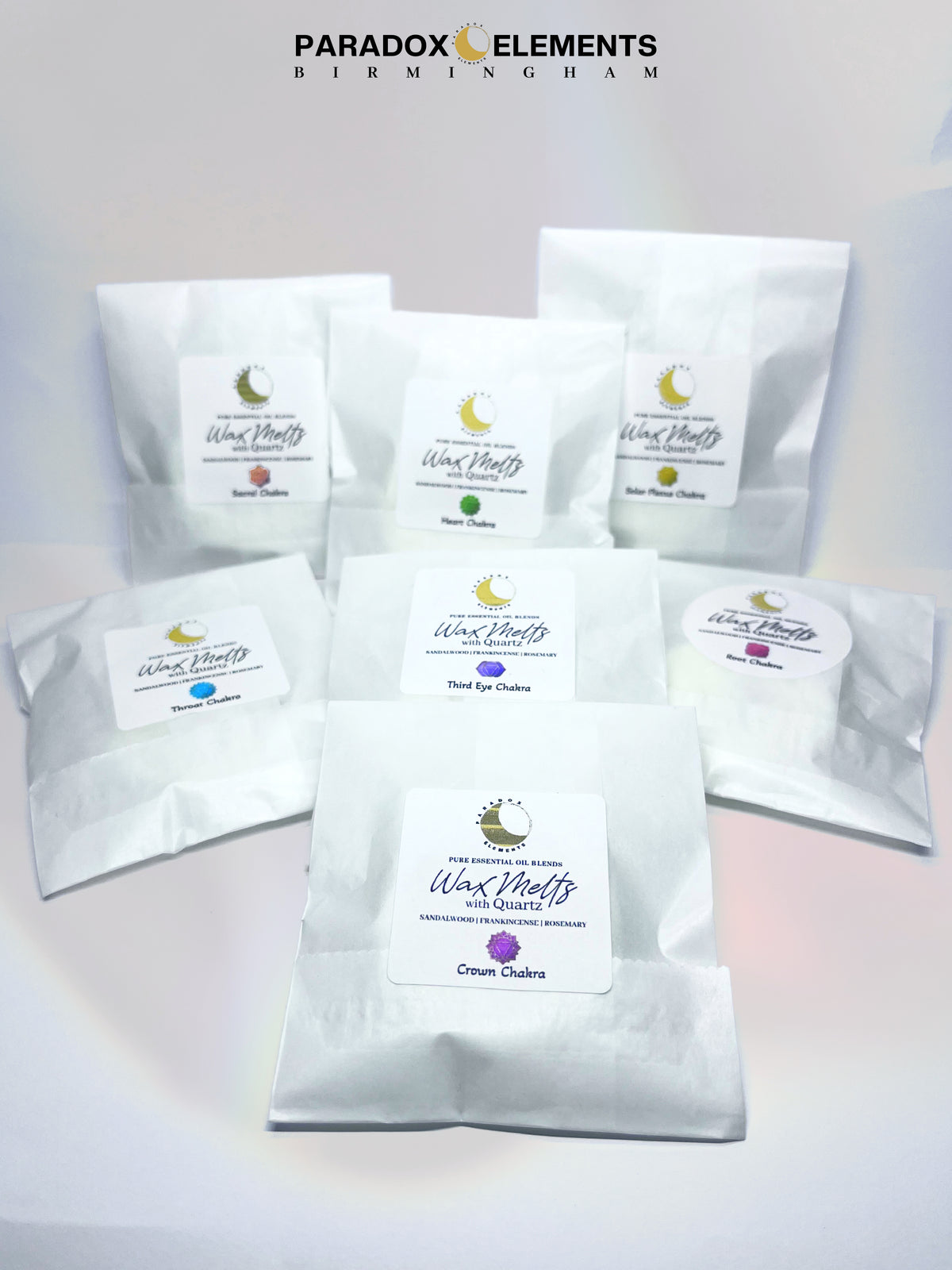 Chakra Wax Melt with Quartz (Individual)