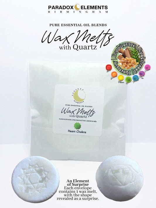 Chakra Wax Melt with Quartz (Individual)