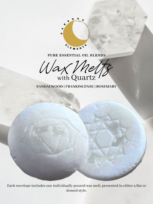 Chakra Wax Melt with Quartz (Individual)
