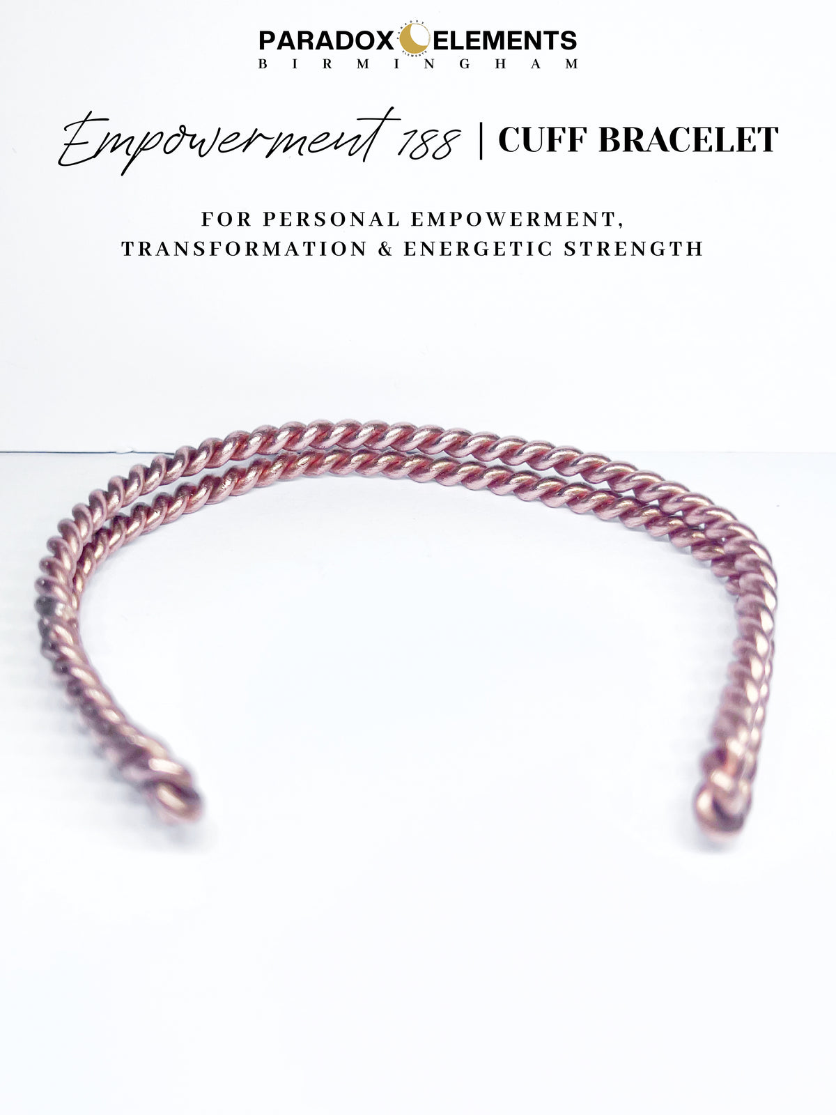 188 Empowerment Cubit Tensor Cuff Bracelet