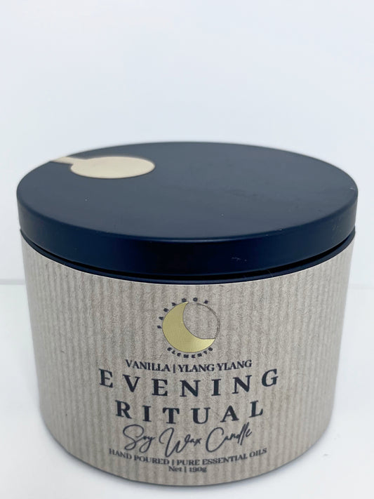 Evening Ritual Essential Oil Soy Wax Candle (Tin)