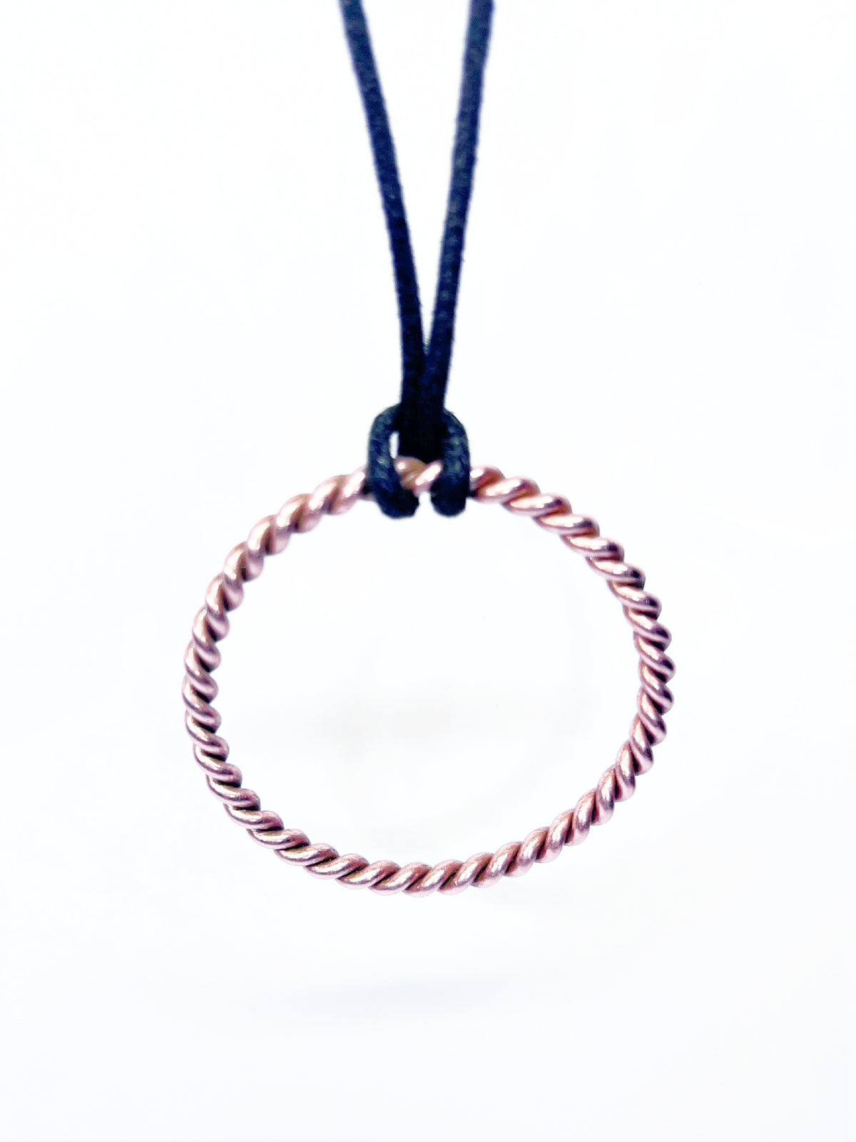 Golden Fire Tensor Ring Necklace for Activation, Clarity & Transformation (Medium)