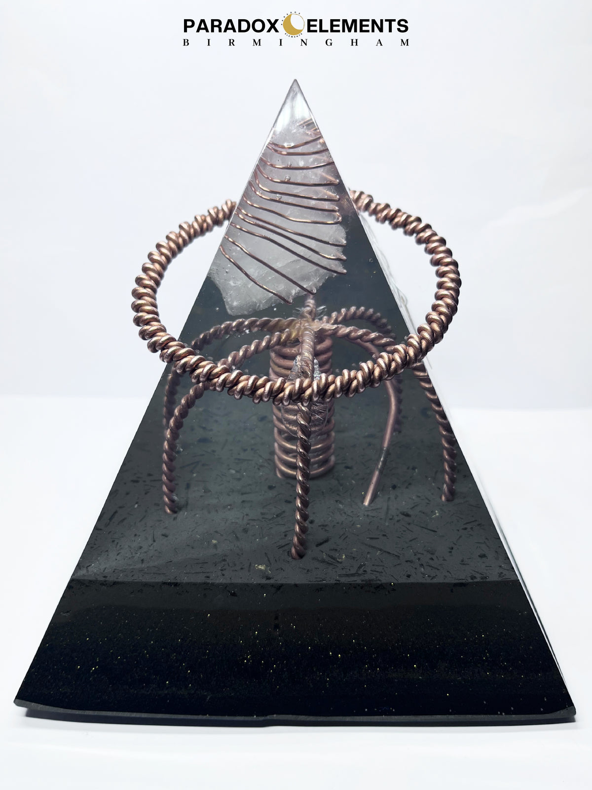 144 Sacred Harmoniser Quartz Pyramid Orgonite (XXL)
