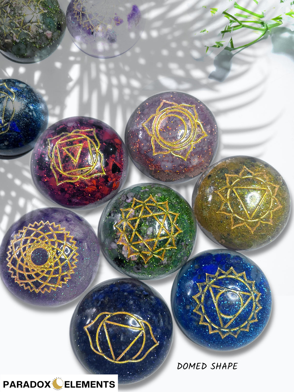 Crystal Chakra Energy Balancing Stones (Full Set - 7)