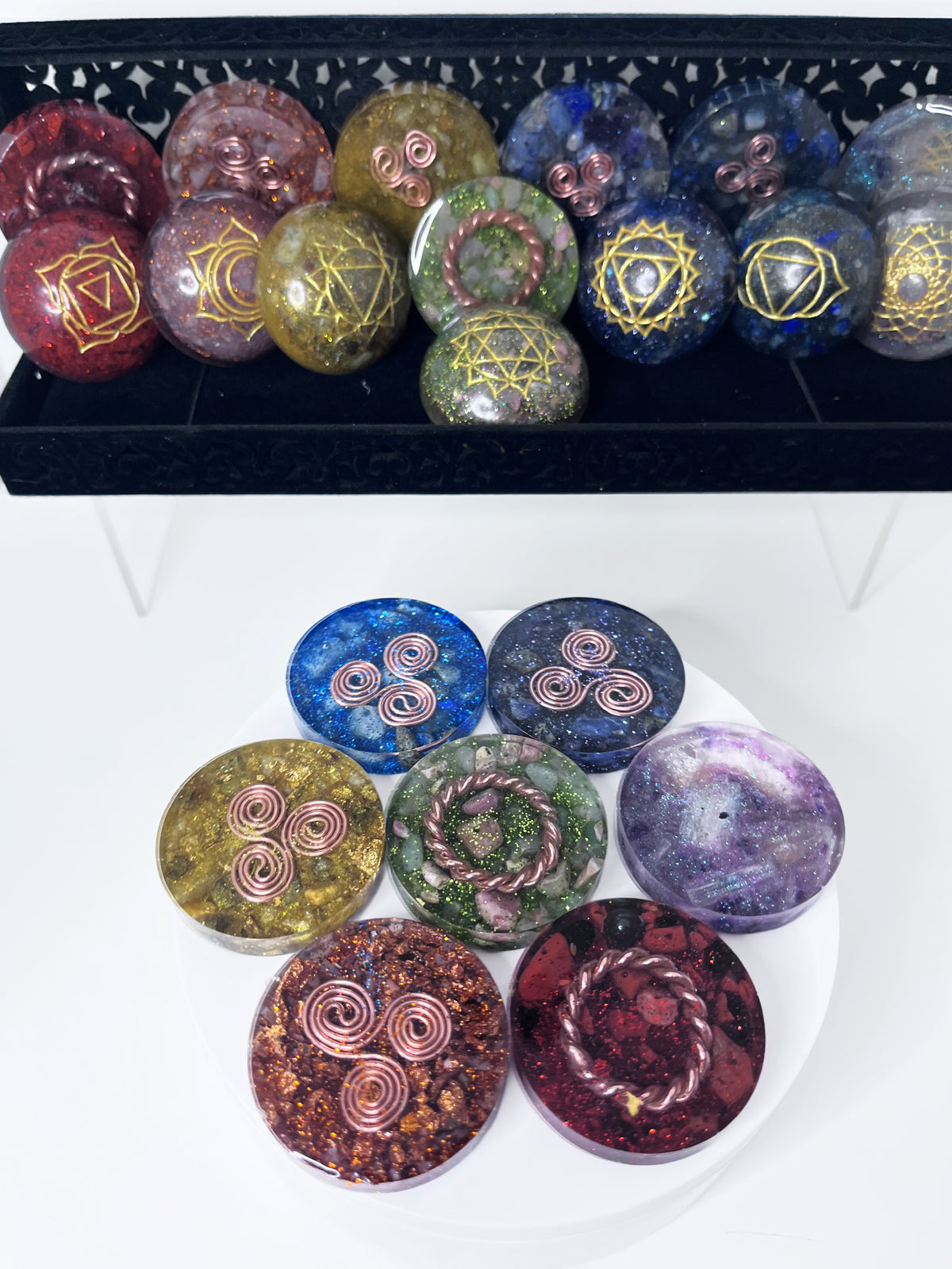 Crystal Chakra Energy Balancing Stones (Full Set - 7)