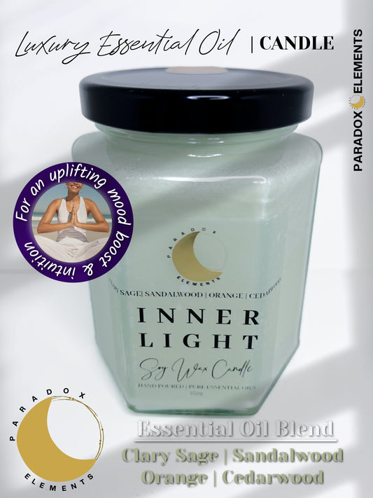 Inner Light Essential Oil Soy Wax Candle (Jar)