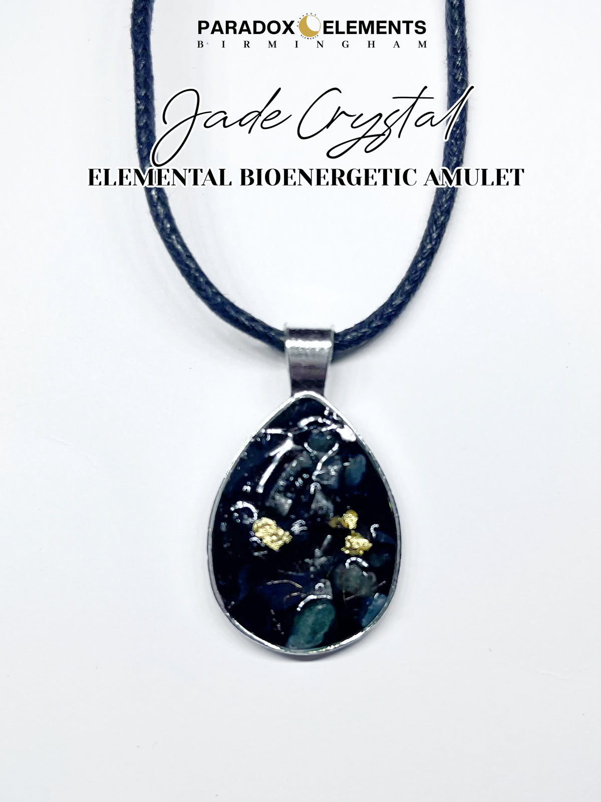 Jade Elemental Bioenergetic Amulet for Energy Balancing & Emotional Harmony