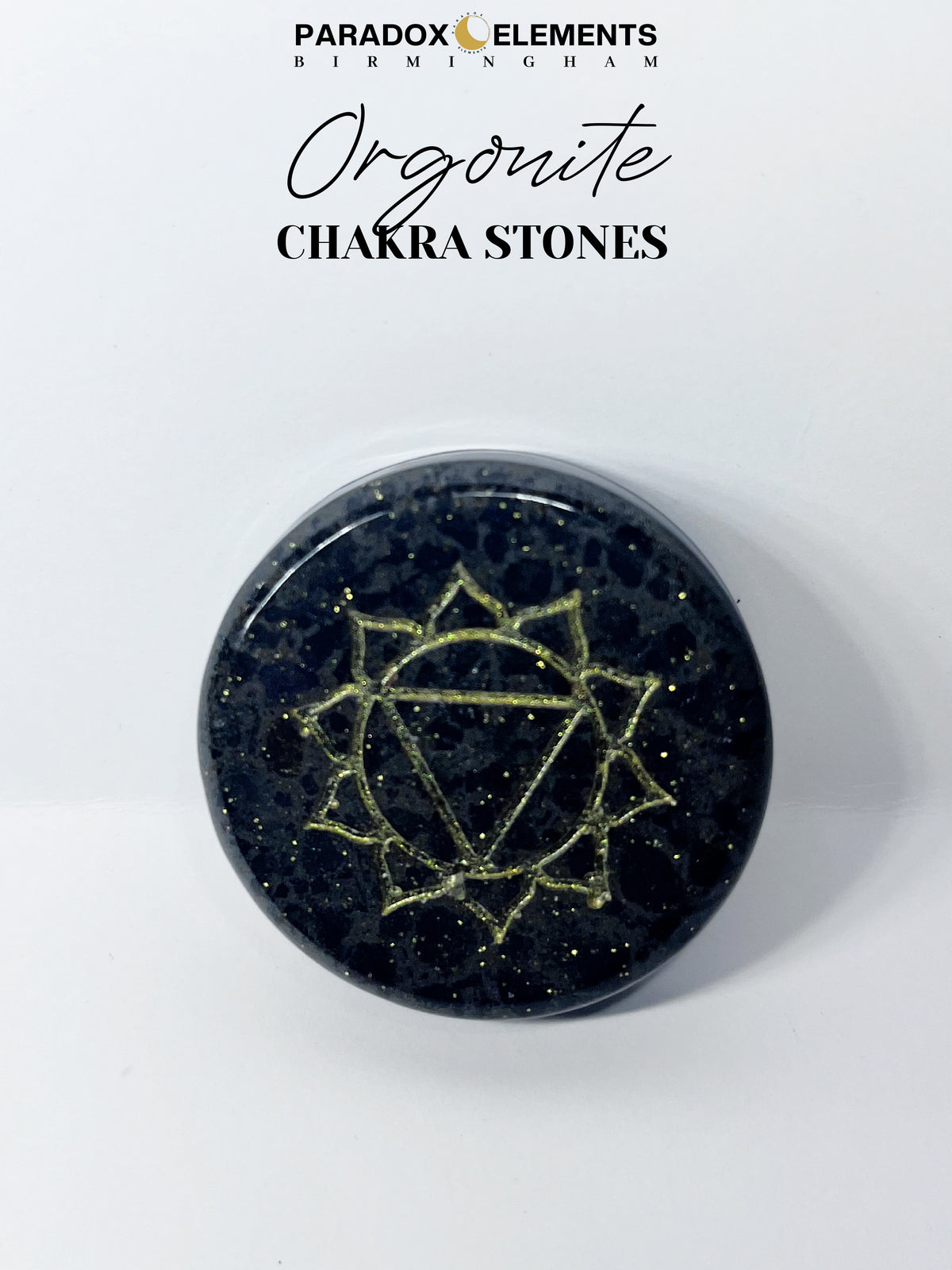 Orgonite Chakra Stones with the Paradox Elements Orgonite Miracle Mix (Individual)