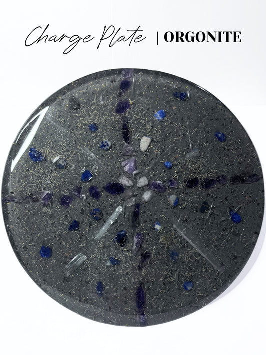 Divine Grid Large Orgonite Charge Plate