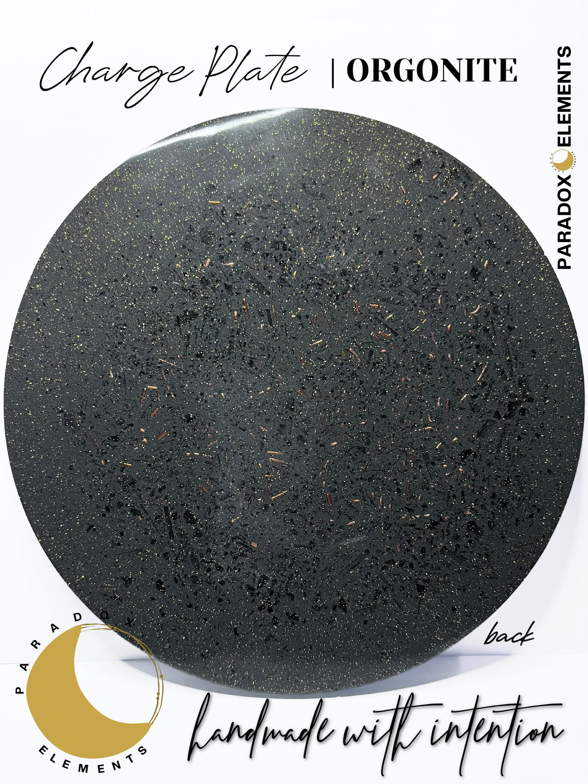 Protective Violet Circle Large Orgonite Charge Plate