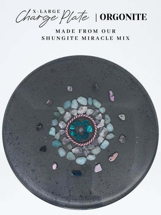Heart Centre Orgonite Charge Plate (X-Large)
