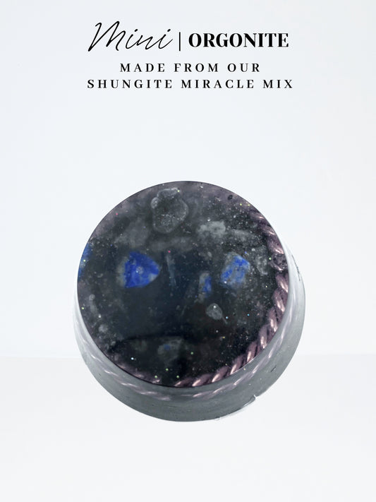 Lapis Orbit Mini Pocket Orgonite