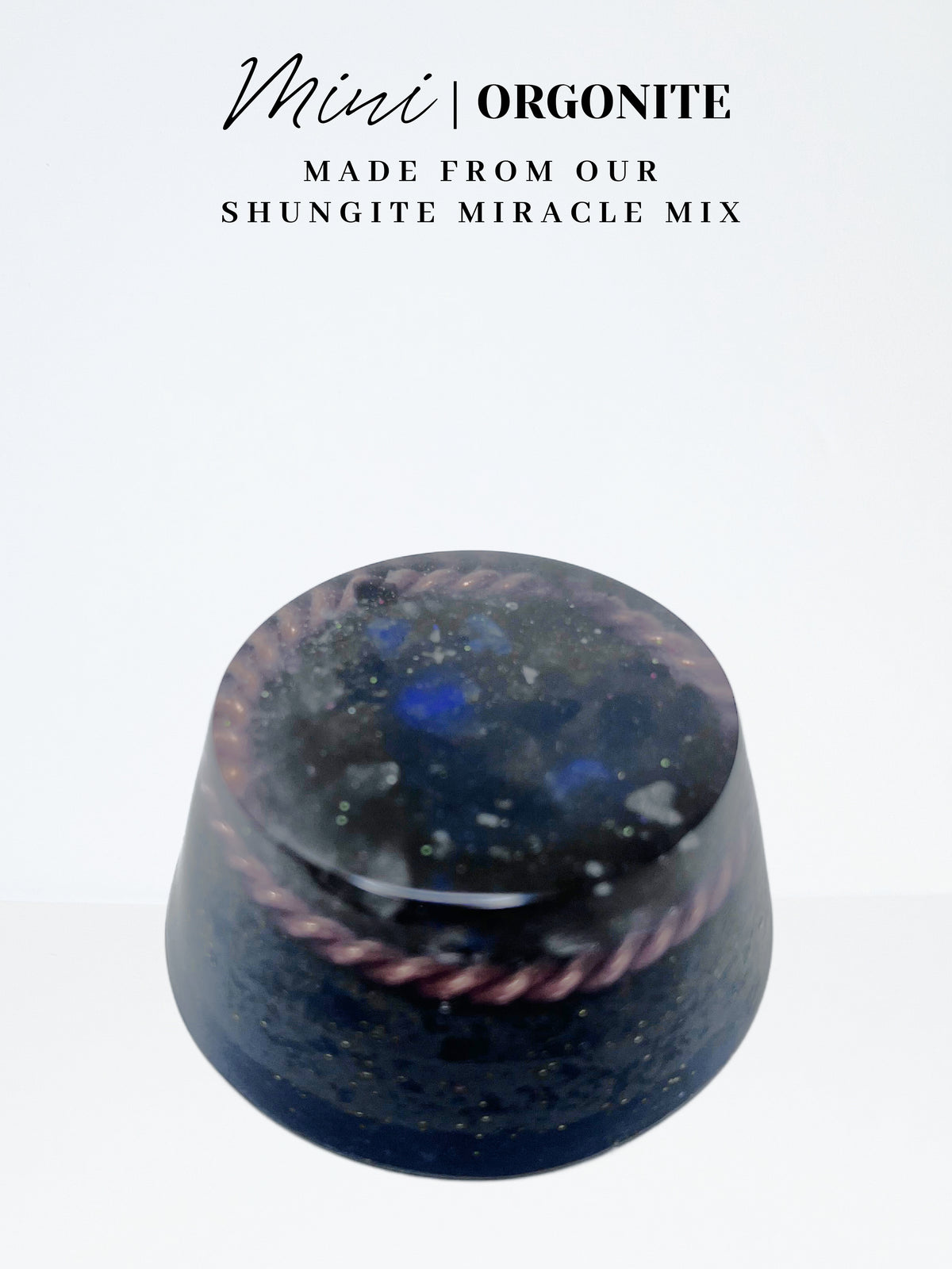 Lapis Orbit Mini Pocket Orgonite II