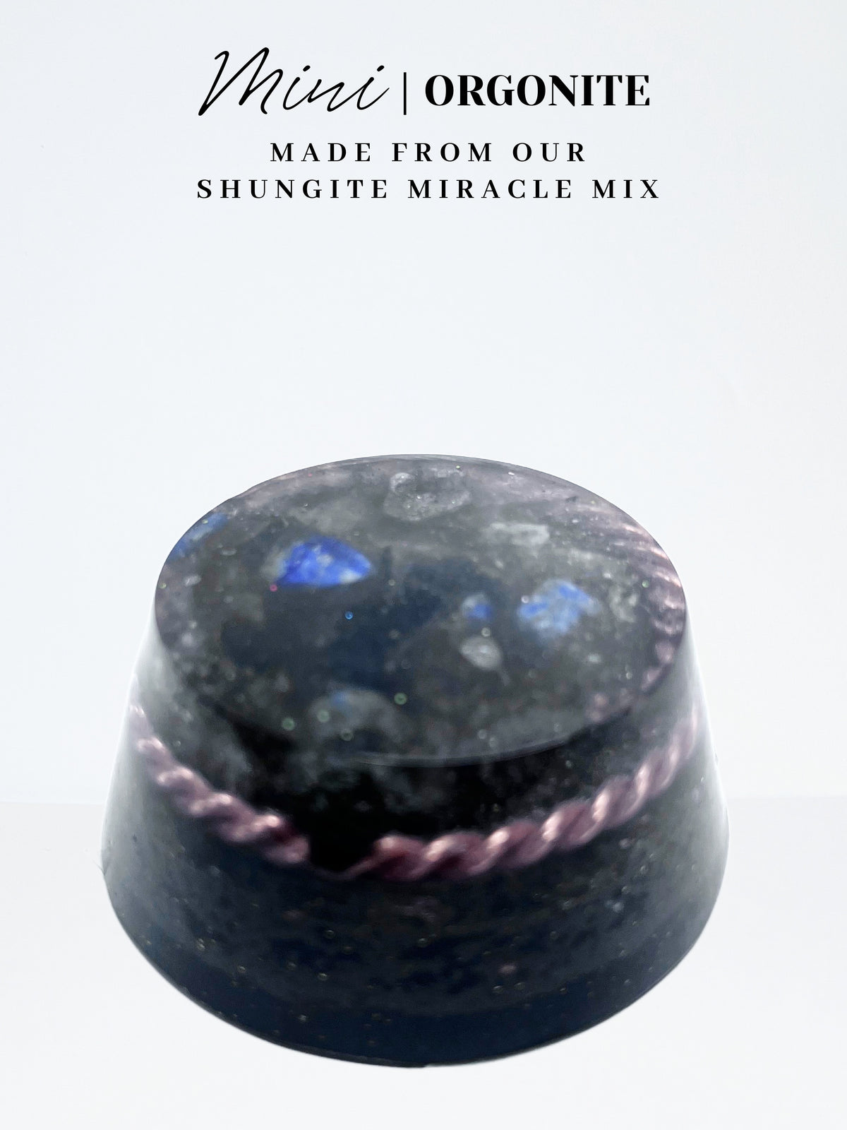 Lapis Orbit Mini Pocket Orgonite