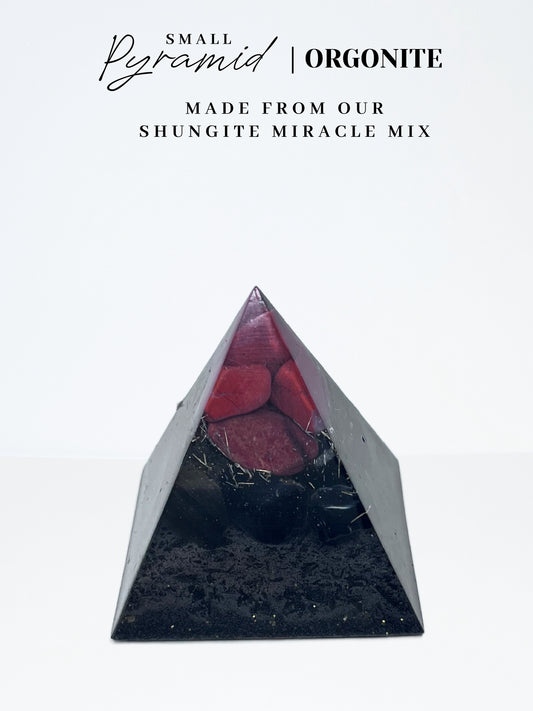 Red Jasper Pyramid Orgonite (Small)