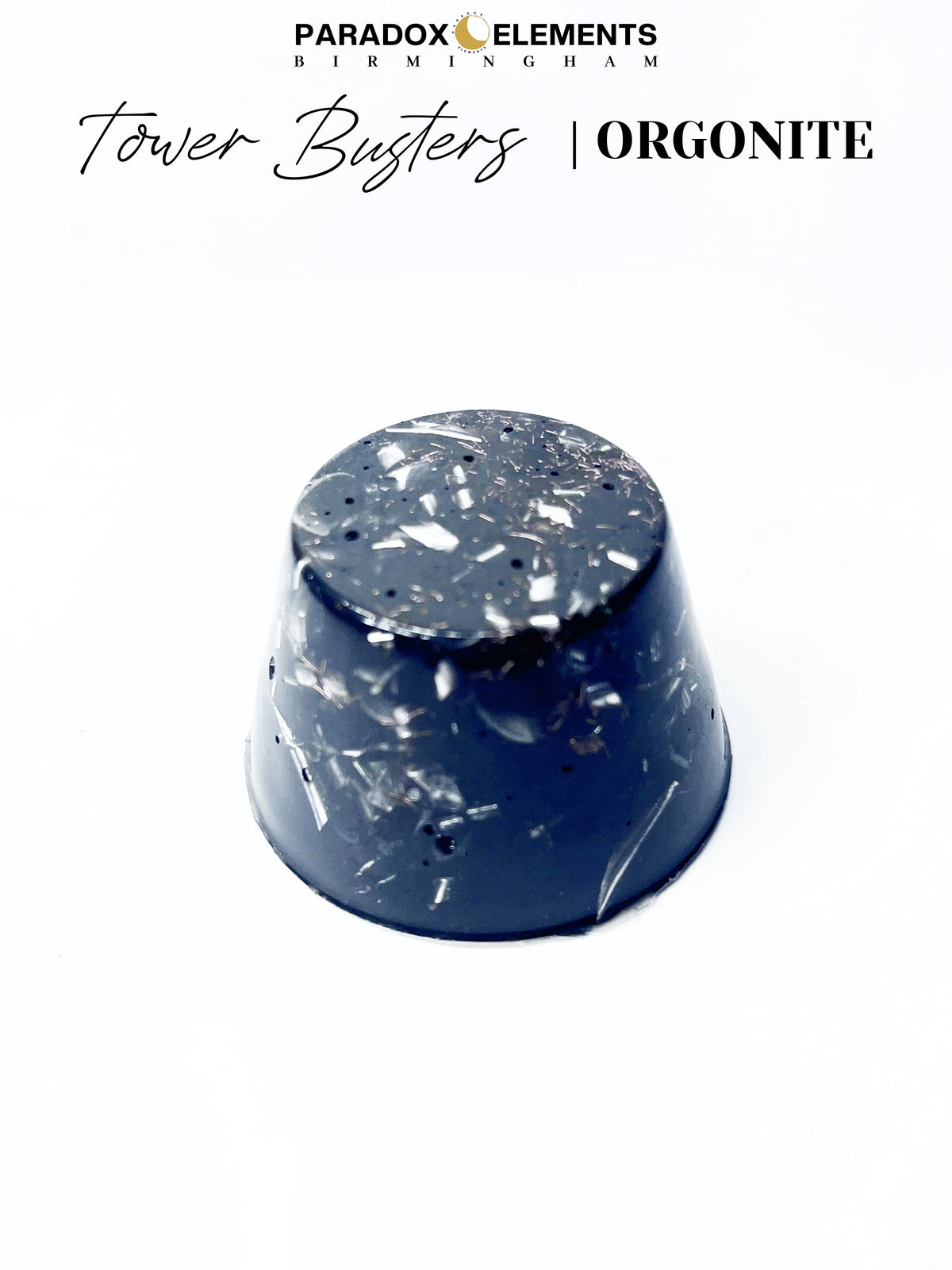 Orgonite Tower Busters with Obsidian & Tourmaline