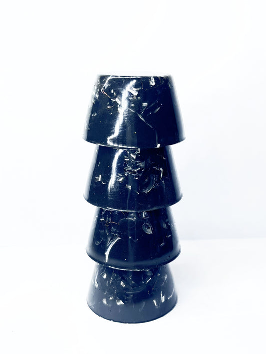 Orgonite Tower Busters+ with Sterling Silver, Elite Shungite & Protective Crystals