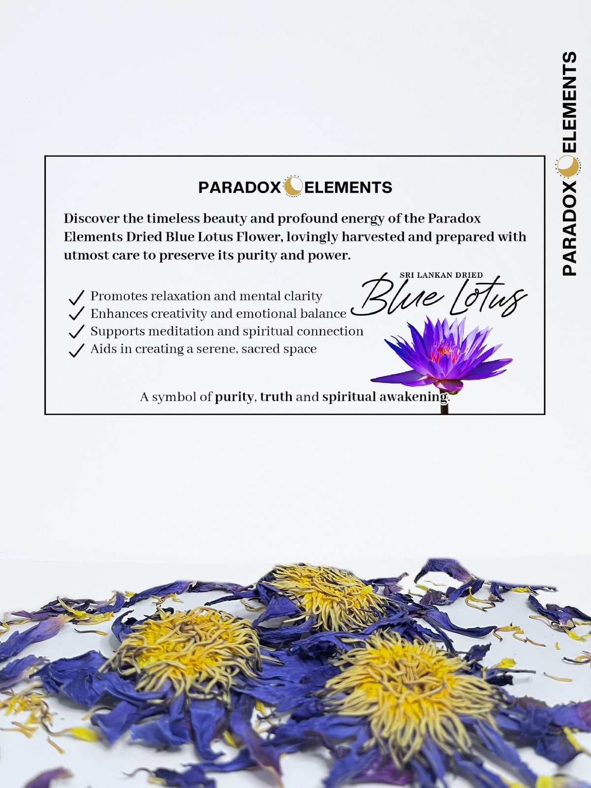 Blue Lotus Flowers | Sri-Lankan (Small - 15g)