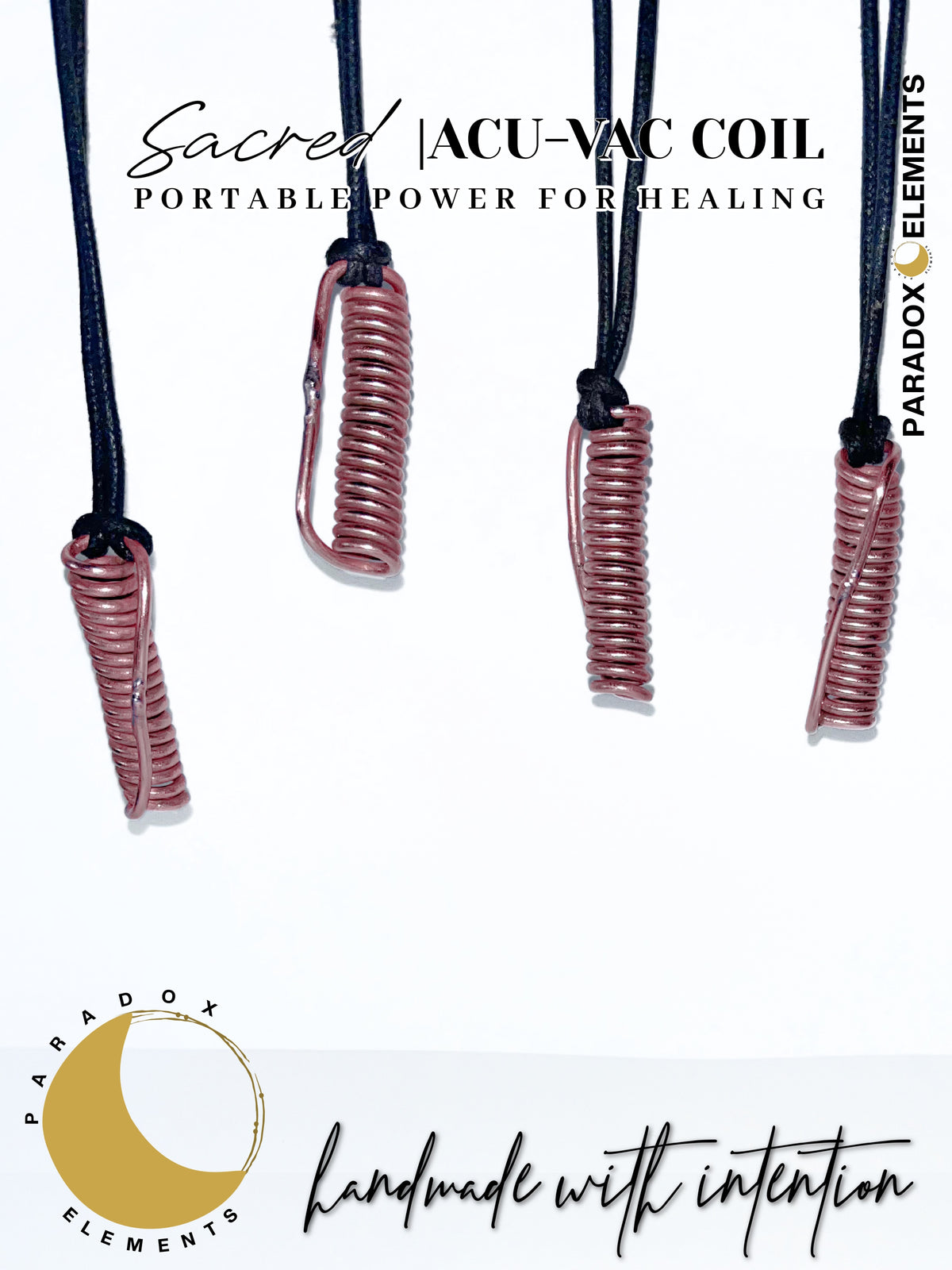 144 Sacred Cubit Acu-Vac Coil (Personal Pendant with Necklace)