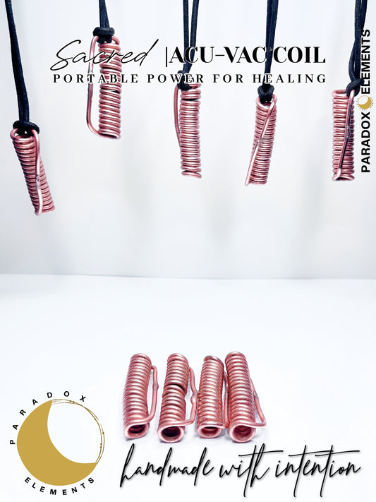144 Sacred Cubit Acu-Vac Coil (Personal Pendant with Necklace)