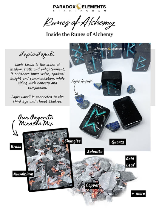 Runes of Alchemy with Lapis Lazuli