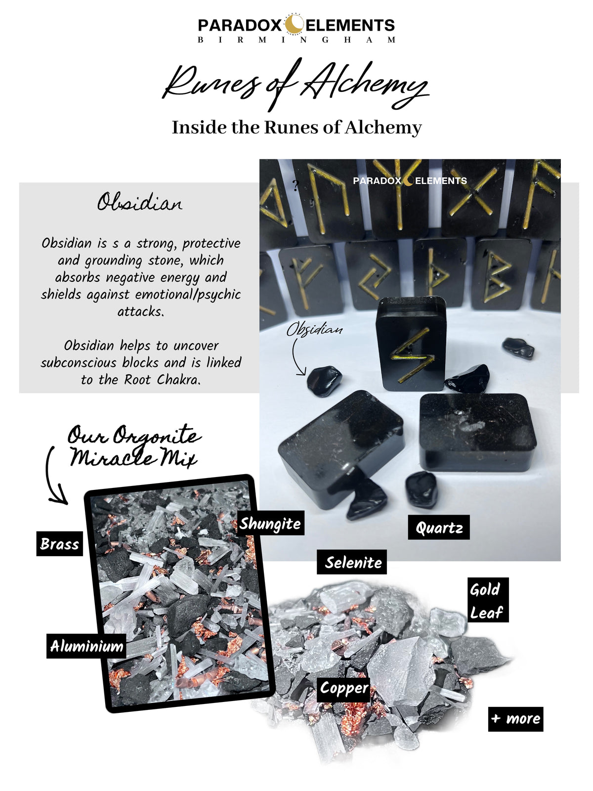 Runes of Alchemy with Obsidian