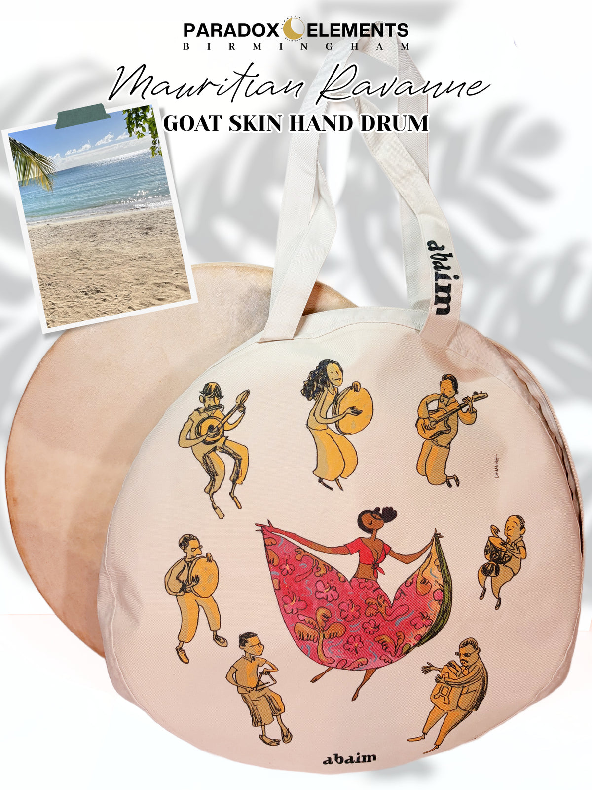 Ravanne Drum (Large) & Carry Bag